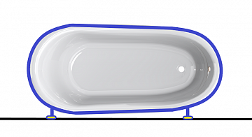 Карниз для ванны Astra-Form  Роксбург  170x79
